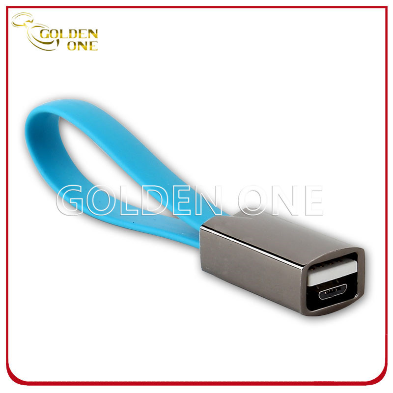 Promotion Gift New Design Metal Keyring with USB Data Line