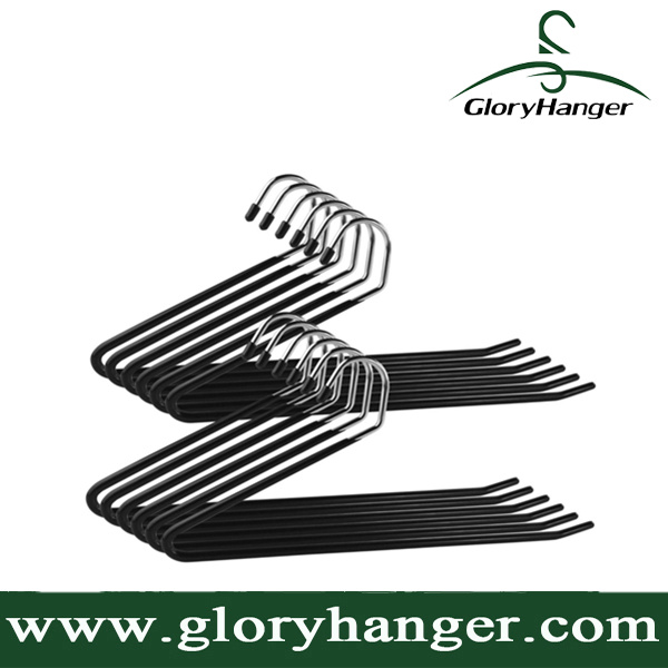 Heavy Duty Slacks/Trousers Hangers, Open Ended Non-Slip Towel Rack