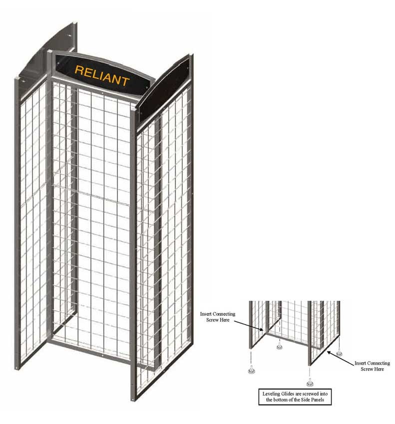 H-Frame Metal Displays, Display Racks (RTDR16)