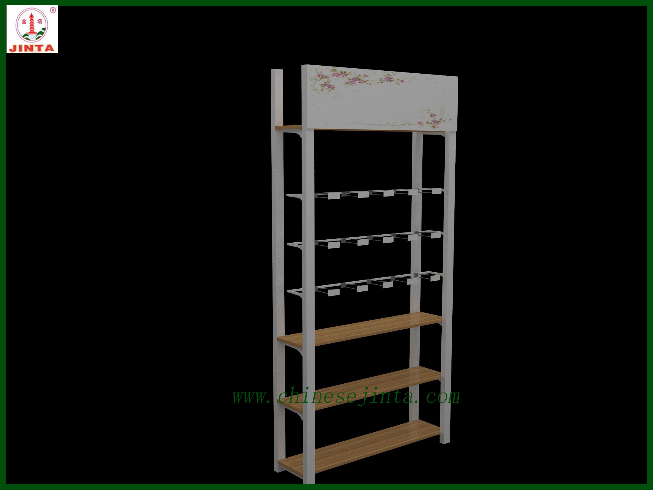 Factory Direct Wooden and Steel Display Stand (JT-A30)