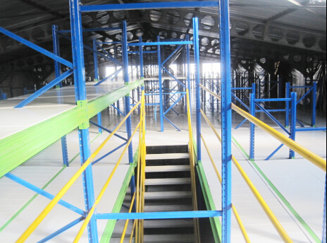 Warehouse Storage Multi Level Mezzanine Racking