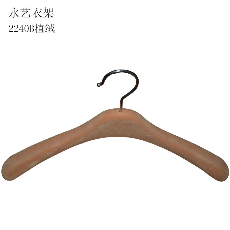 Luxury Heavy Duty Flocking Hanger for Sale