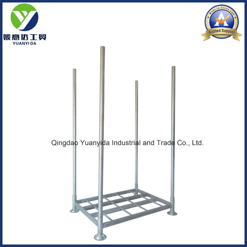 Stackable Storage Hot Galvanized Heavy Duty Industrial Steel Pallets Rack