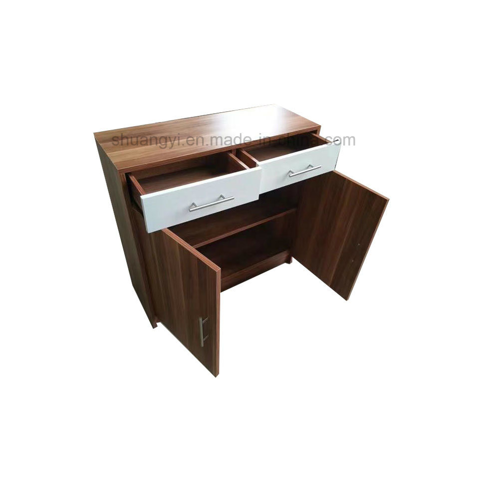 Hot Sale Modern 2 Drawer 2 Door Shoe Cabinet