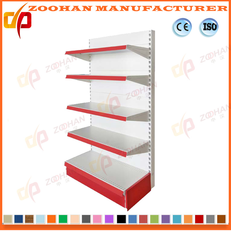 Single Side Board Shelf Store Island Display Shelves with Good Price (ZHs626)