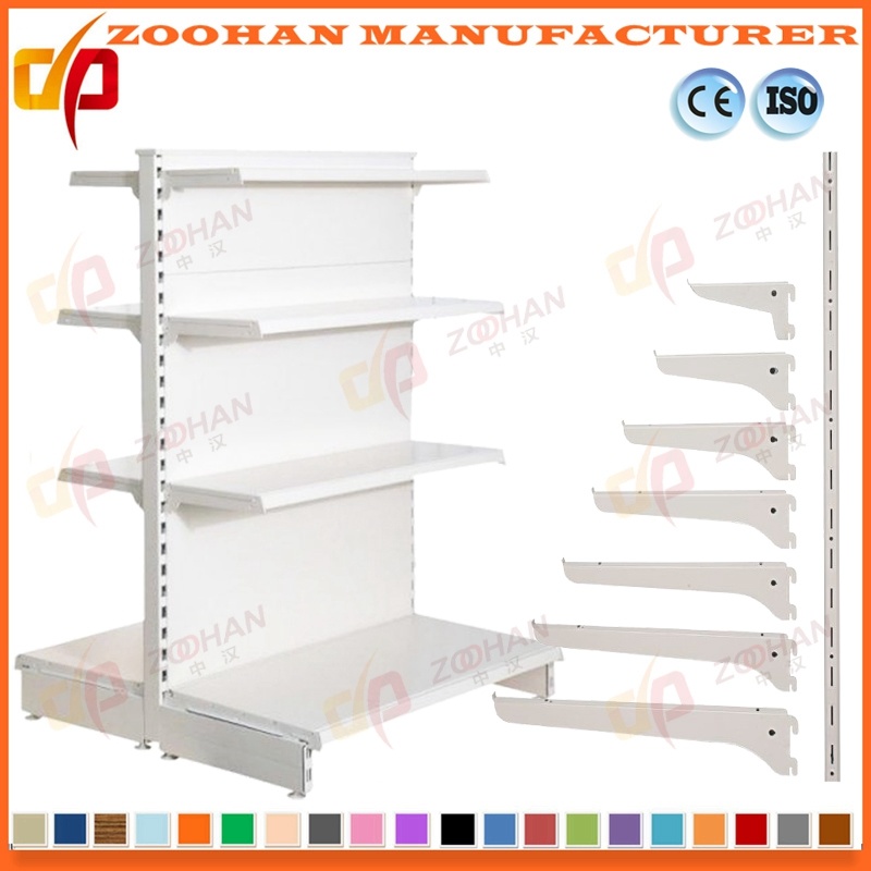 Metal Supermarket Store Display Shelving Retail Storage Racks Shelves (Zhs446)