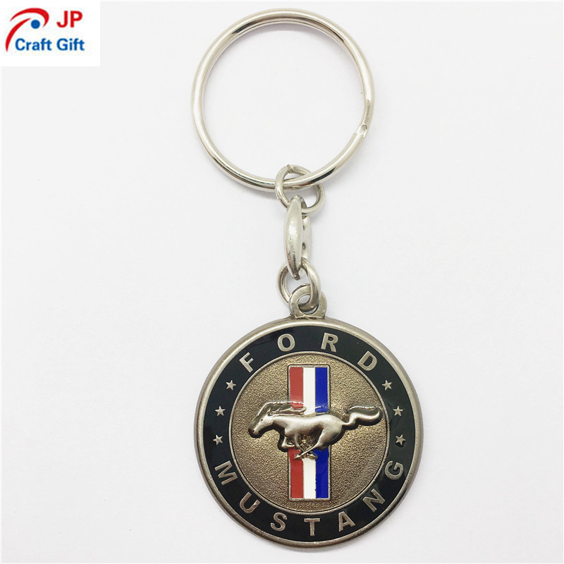 Custom High Quality Mustang Pattern Metal Keychain