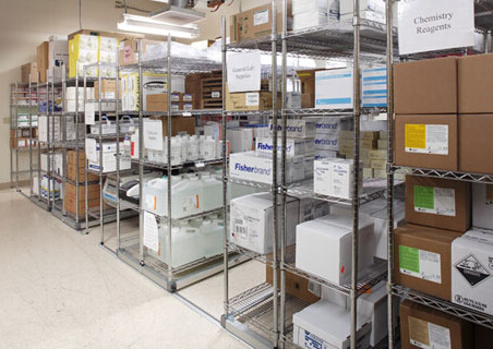 Drug Store Warehouse Shelving with 5 Layers