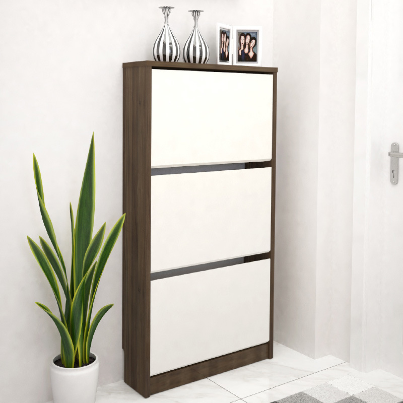 Hot Sale Home Furniture Shoe Cabinet Wood Modern Shoe Rack Living Room