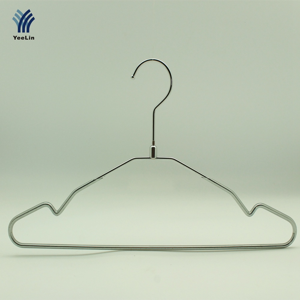 Yeelin Aluminum Metal Hanger with Anti-Slip Notch