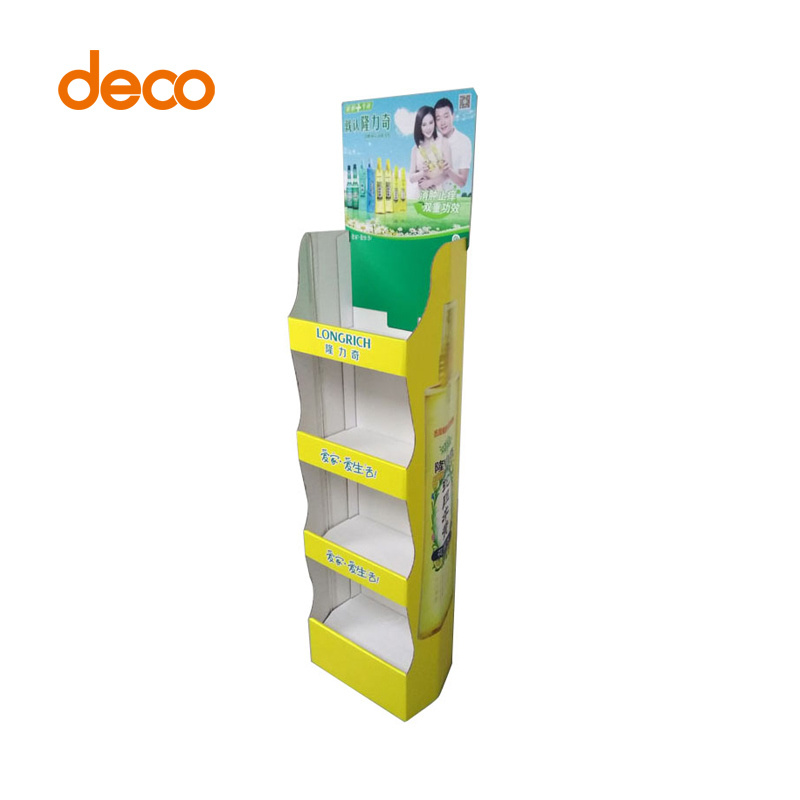 Custom Design Store Cardboard Display Rack for Commodity