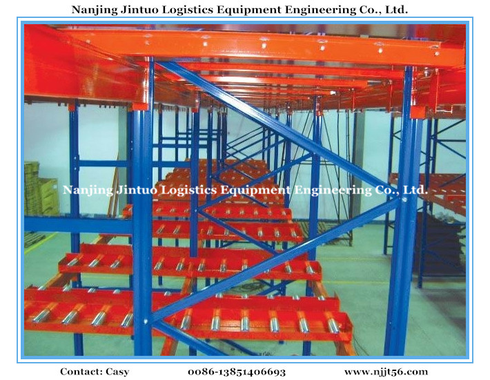 Storage Rack, Push Back Pallet Rack for Warehouse Storage