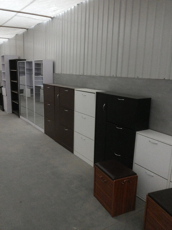 Wood Cabinet with Shoes Shelf