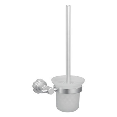 Toilet bowl Brush and Holder with Space Aluminum Material