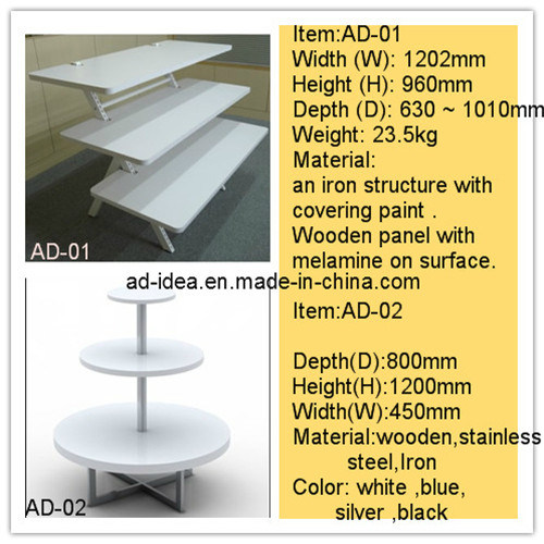 Trade Show Display Table, Promotion Rack, Advertising Shelf (TABLE-001)