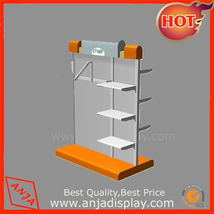 Metal Garment Display Rack Store Shelving Fixtures for Retail Stores