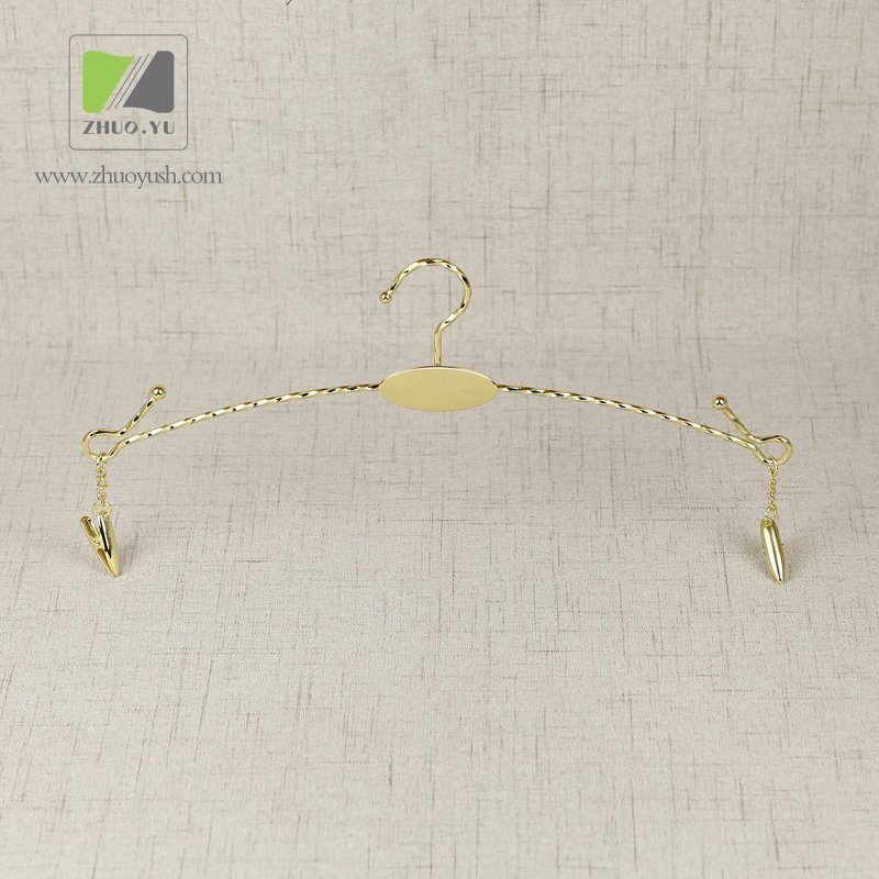 Customized Golden Bra Metal Hanger