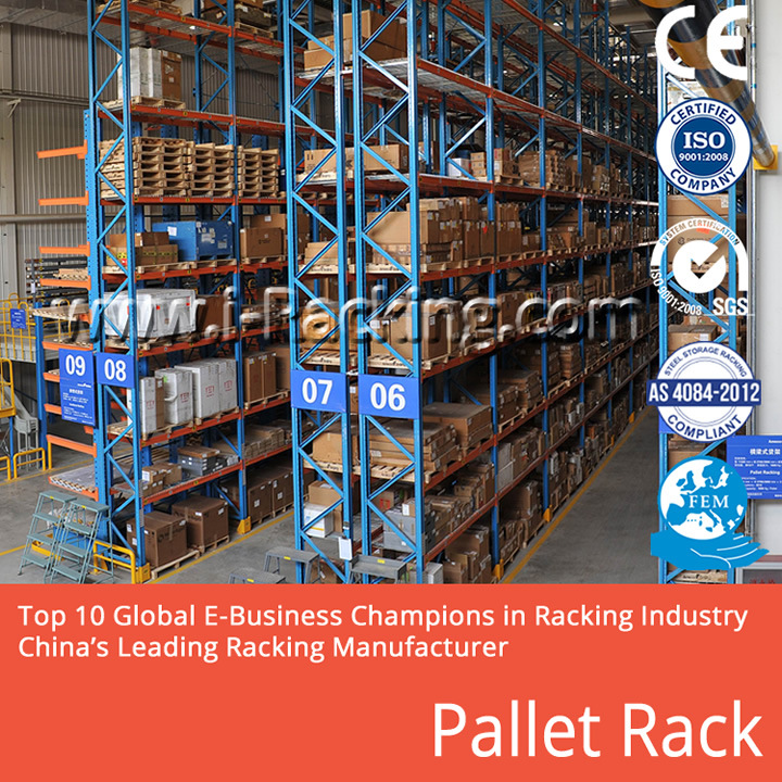 Warehouse Selective Storage Steel Pallet Rack for Warehouse