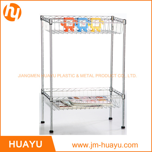 2 Tier Home Kitchen Storage Rack Wire Rack