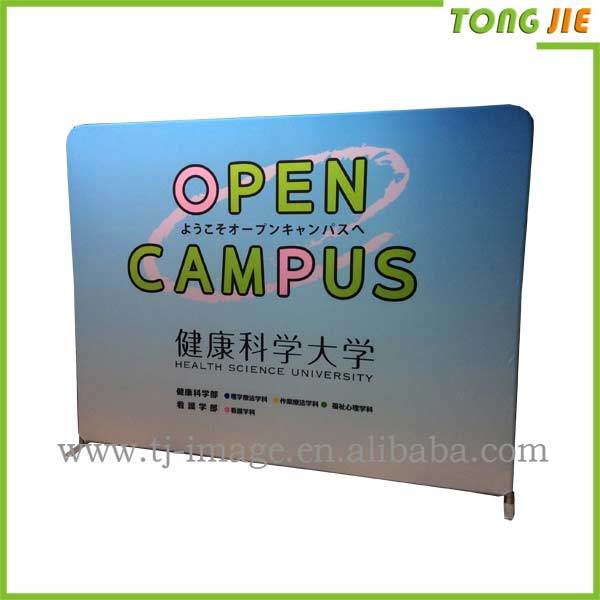 Straight Fabric Pop up Advertising Display Rack