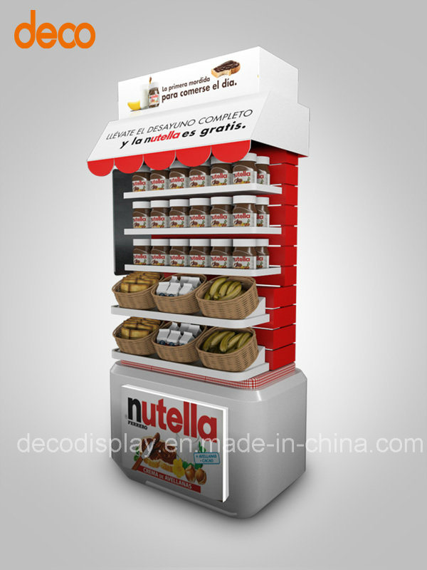 Pop Paper Display Stand Cardboard Display Shelf for Supermarket