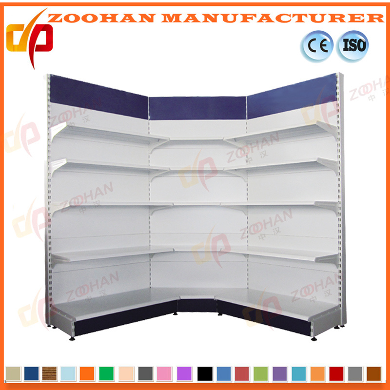 Single Side Corner Supermarket Display Stand Store Shelf (ZHS657)