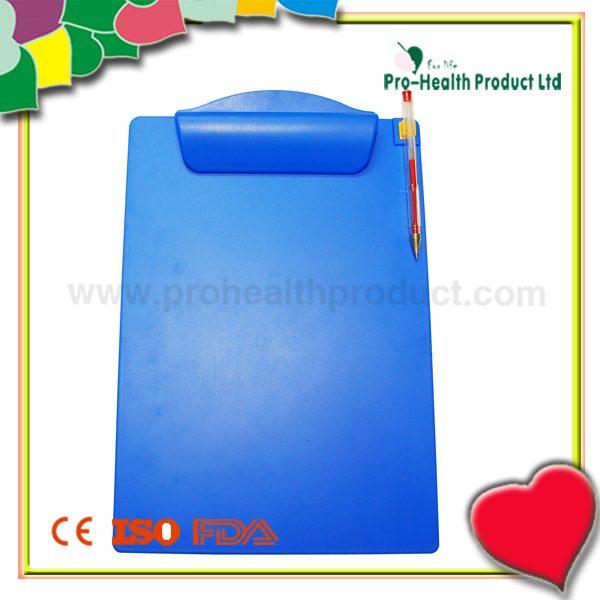 Plastic Medical Clipboard with Pen Holder