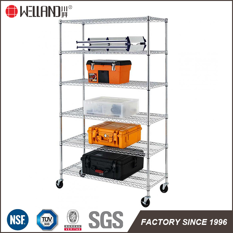 Metro Standard NSF Commercial Chrome Metal Wire Shelving 18