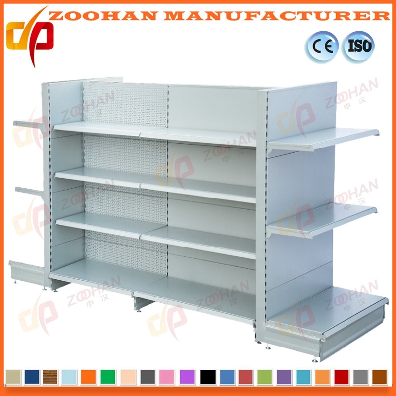 Longspan Supermarket Wall Shelves Gondola Storage Display Shelving Unit (Zhs423)