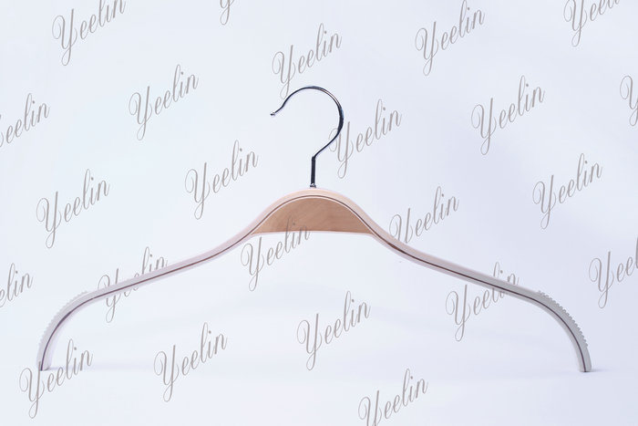 Women Wooden Dress Hanger, Laminated Wood Hanger (YLWD84210-NTLR1)