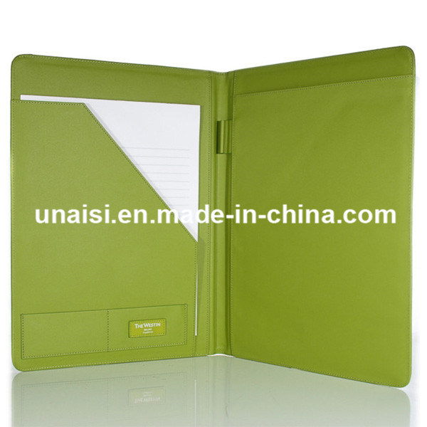 A4 Size PU Business Document Organizer Portfolio File Folder