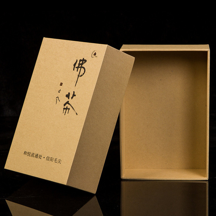 Printed Paper Food Packing Box for Cake/Tea/Vegetable Custom Logo