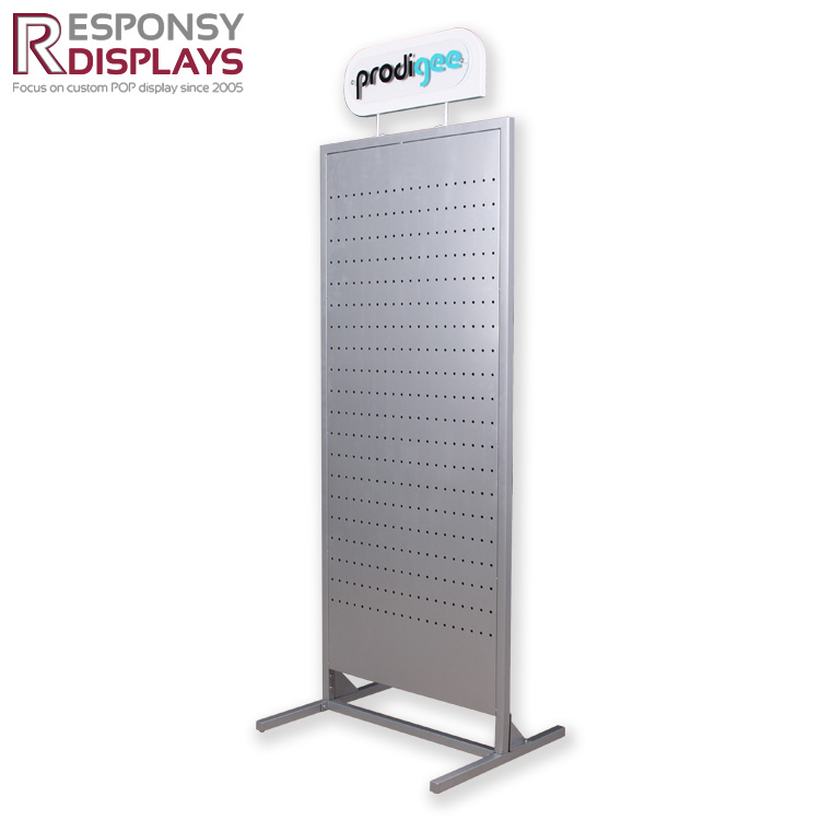 Metallic Floor Standing Display Rack for Accessories