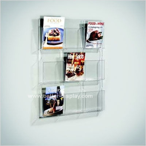 Custom Acrylic Wall Mount Brochure Holder (BTR-H6010)