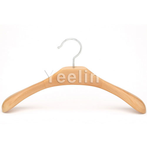 Extra Wide Rounded Wood Coat Hanger Wholesale (200-8253)