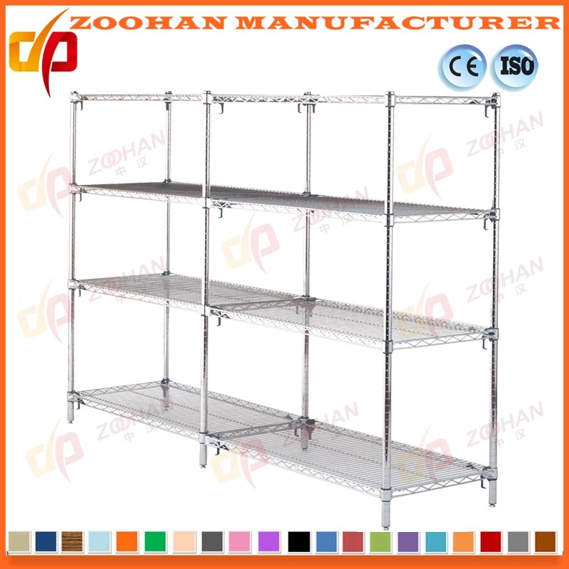 Chrome Ikea Storage Garage Wire Steel Rack Shelving Units (Zhw127)