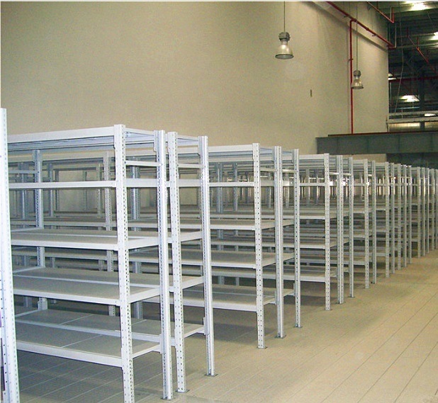 Medium Duty Rack with Step Beam and Shelves