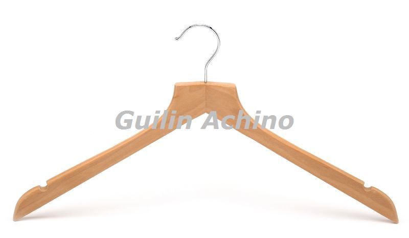 Wooden Shirt Hangers with Notches (WT200)