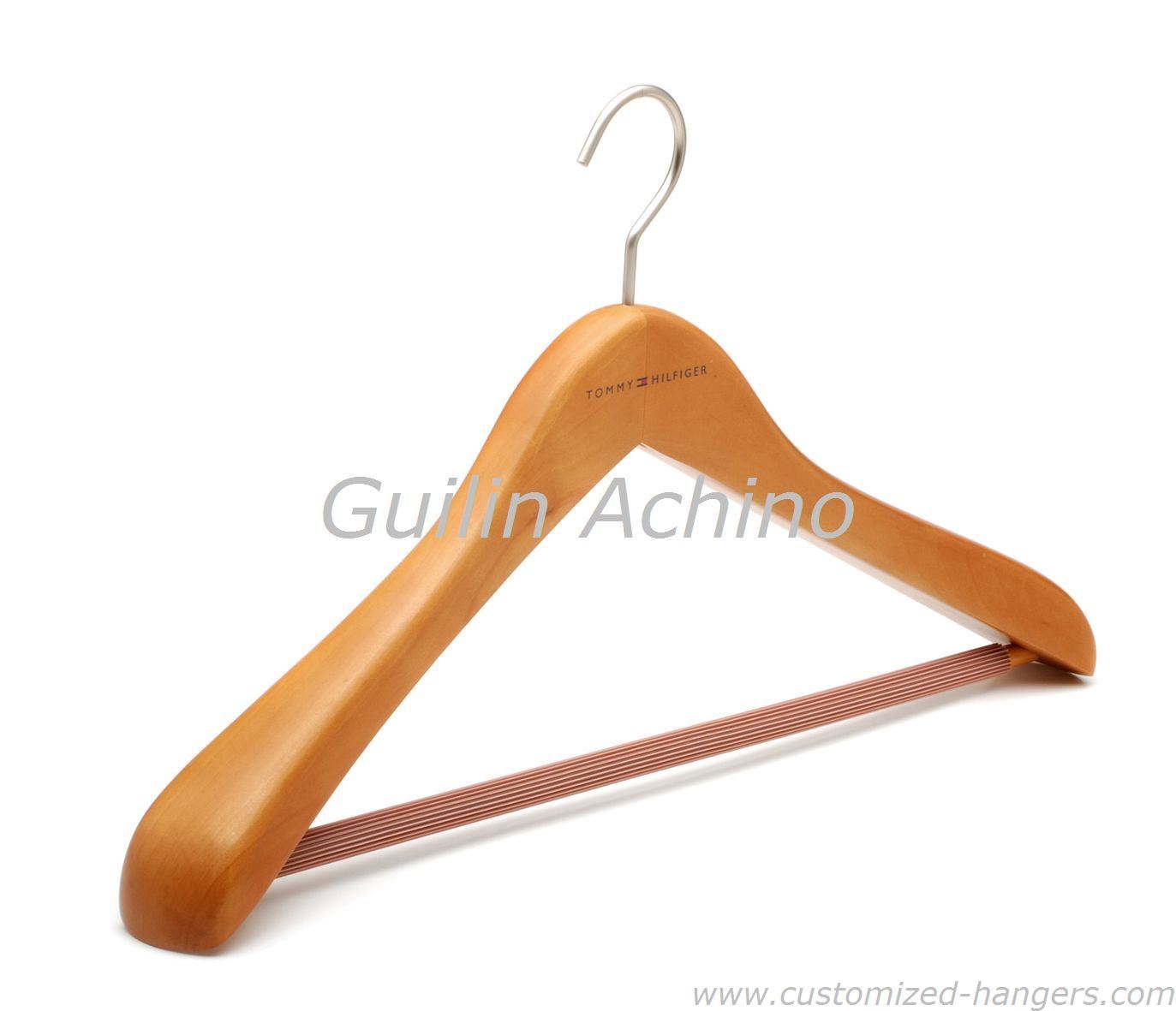 Wooden Customized Suit Hangers (ACH821)