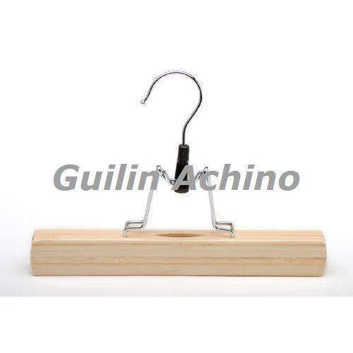 Bamboo Pants Hanger with Metal Hook (BPSH100)