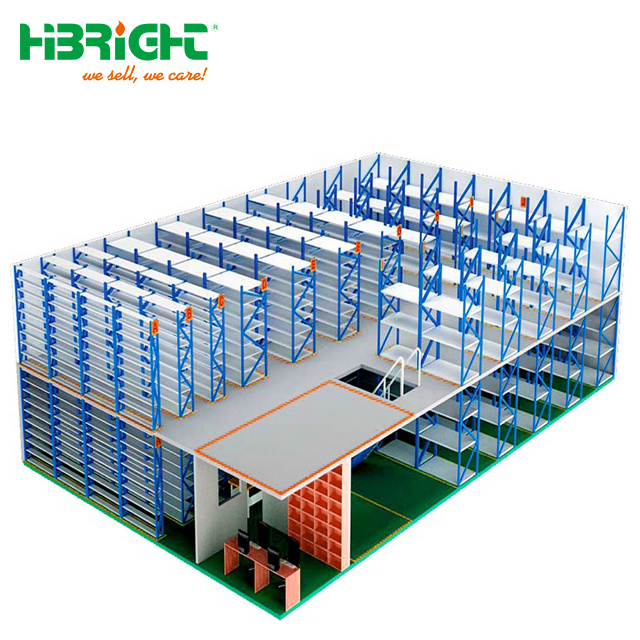 Push Back Warehouse Pallet Rack for Warehouse Storage