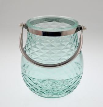 New Design Glass Candle Holder for Spring