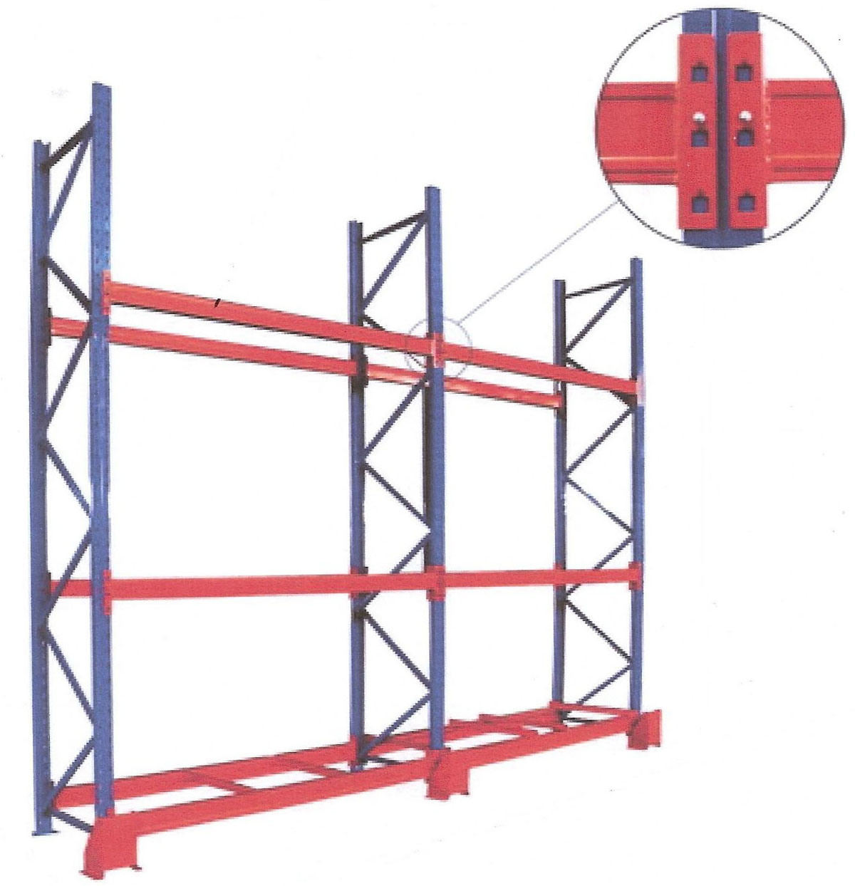 Heavy Duty Pallet Rack for Industrial Warehouse