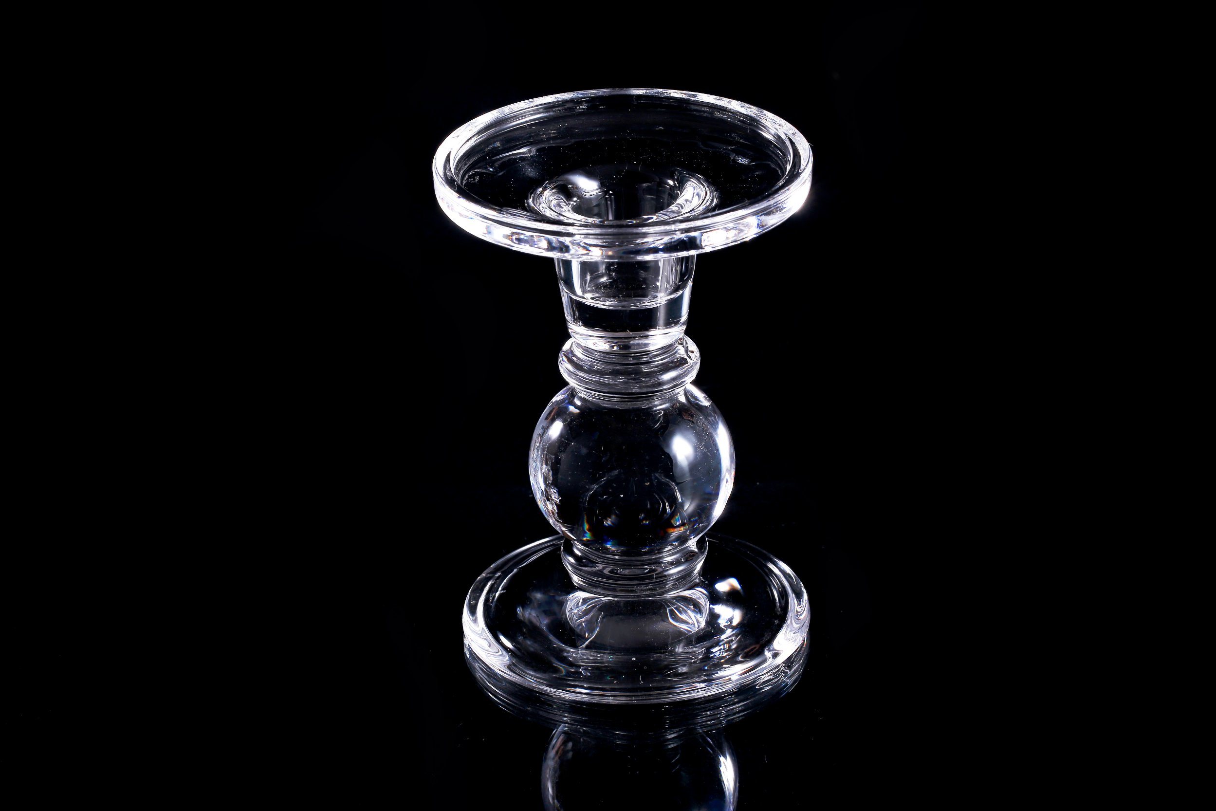 One Crystal Ball Candleholder