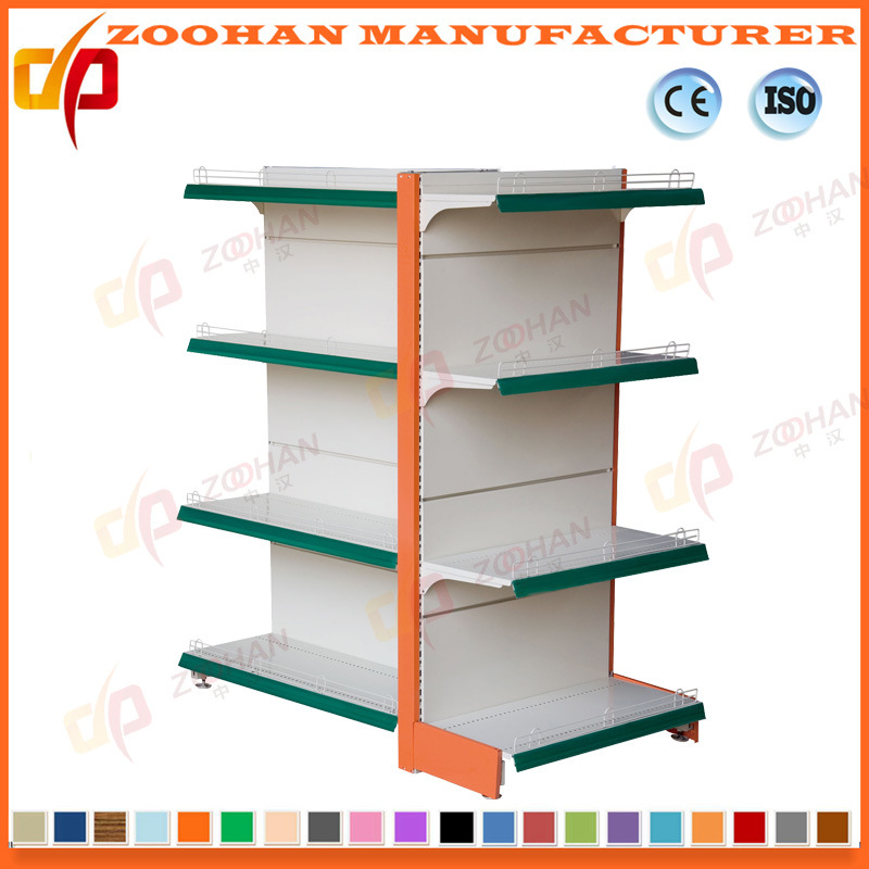 Double Side Gondola Supermarket Display Store Shelf (ZHs636)