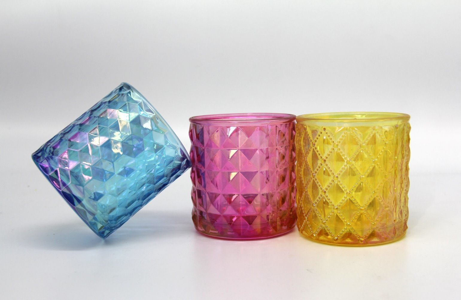 Hot Sale Colorful Ion Plating Candle Holders