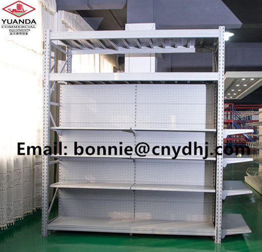 Hot Sale Hole Back Supermarket Gondola Display Shelf