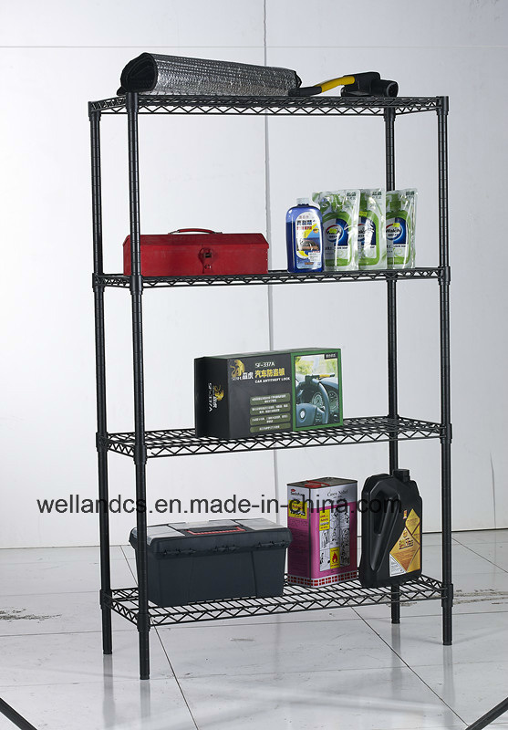 Chrome Metal Wire Shelving Rack 800lbs Per Shelf (CJ9035150A4E)