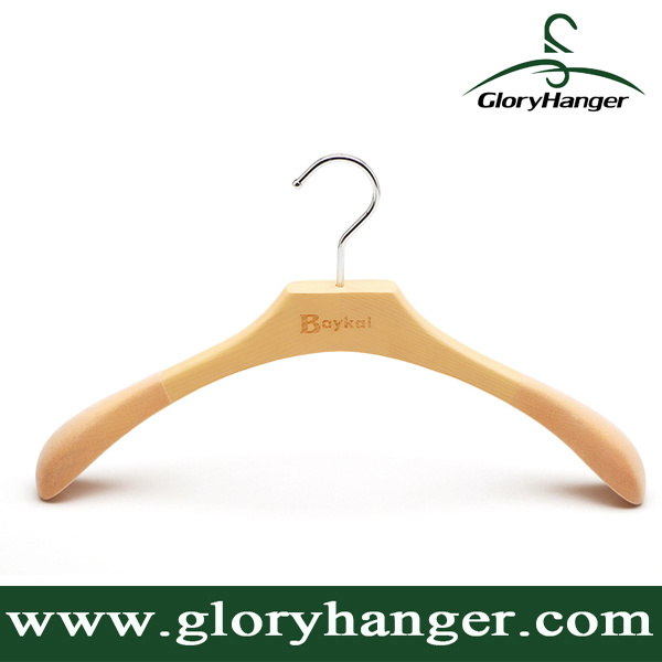 Non Slip Women's Coat Wood Hanger