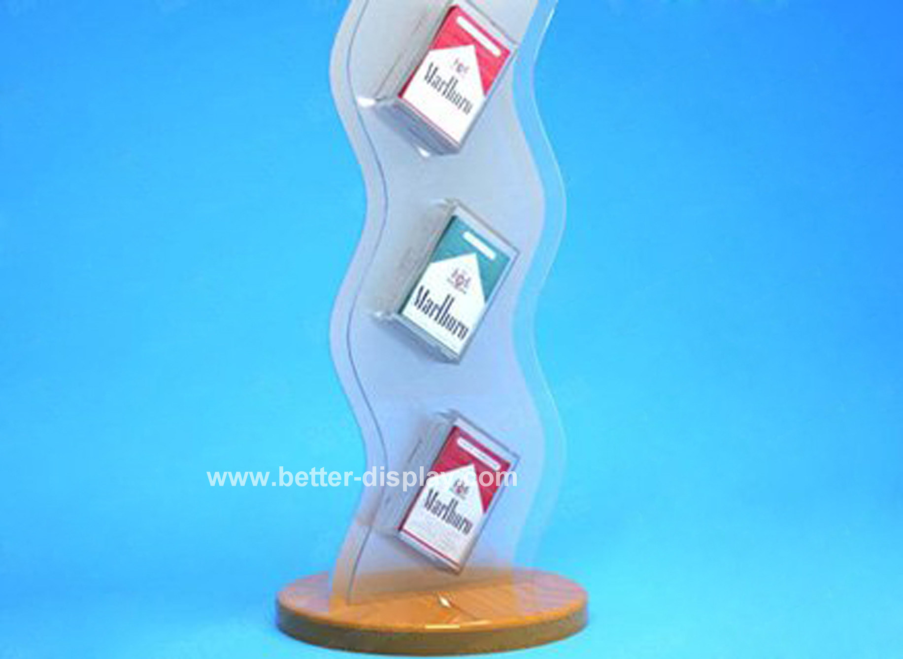 Acrylic Cigarette Display Shelf Btr-D3002